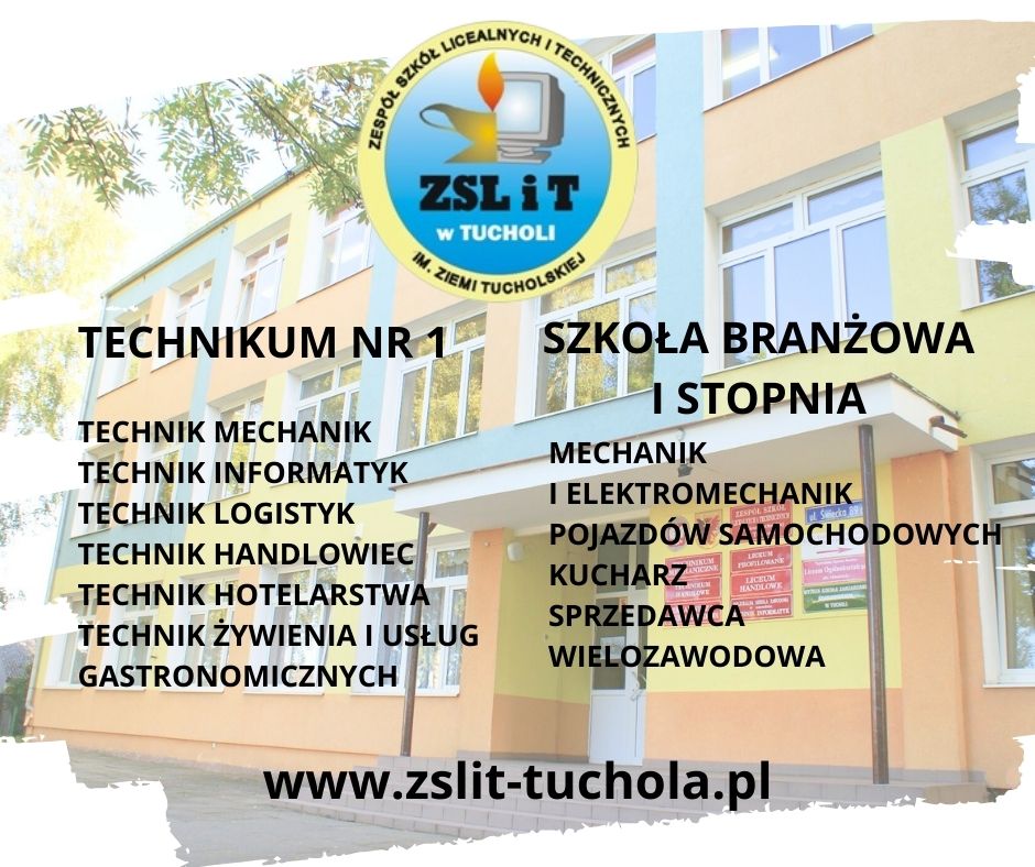 oferta edukacyjna ZSLiT w Tucholi